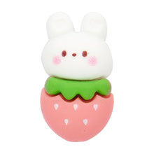 Load image into Gallery viewer, G-34 Rabbit in Strawberry Pink (1.6 X 2.8 Cm) WiLLBee CLIPON Charms
