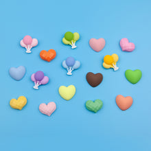 Load image into Gallery viewer, E-41 Lovely Heart Green (2.5 X 2.2 Cm) WiLLBee CLIPON Charms
