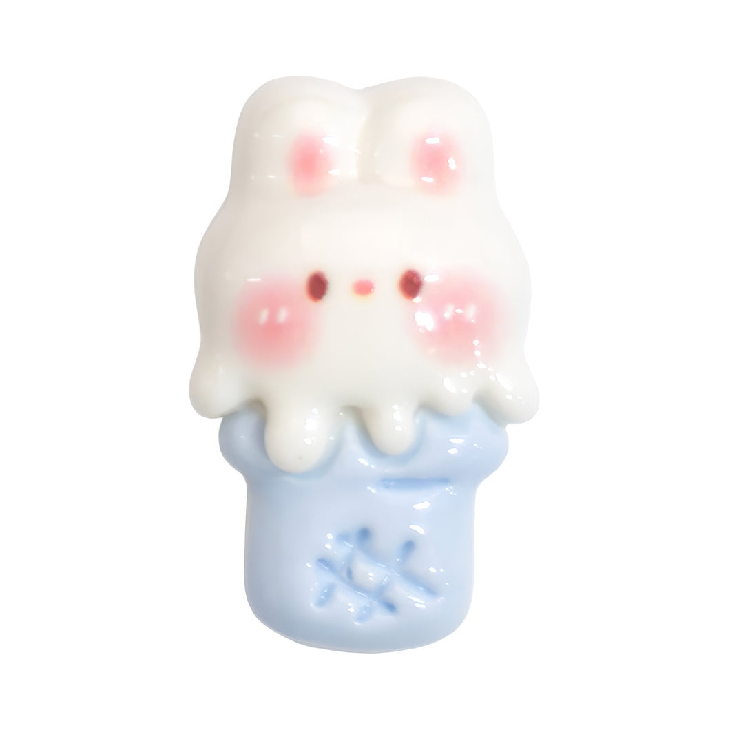 G-24 Ice Rabbit Cone White (1.6 X 2.5 Cm) WiLLBee CLIPON Charms