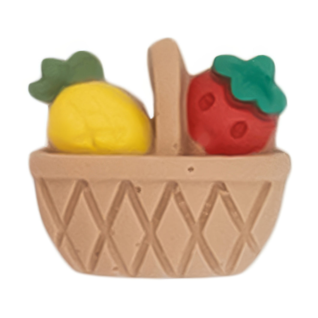 I-04 Garden Ornament Fruit Basket (1.7 X 1.6 Cm) WiLLBee CLIPON Charms