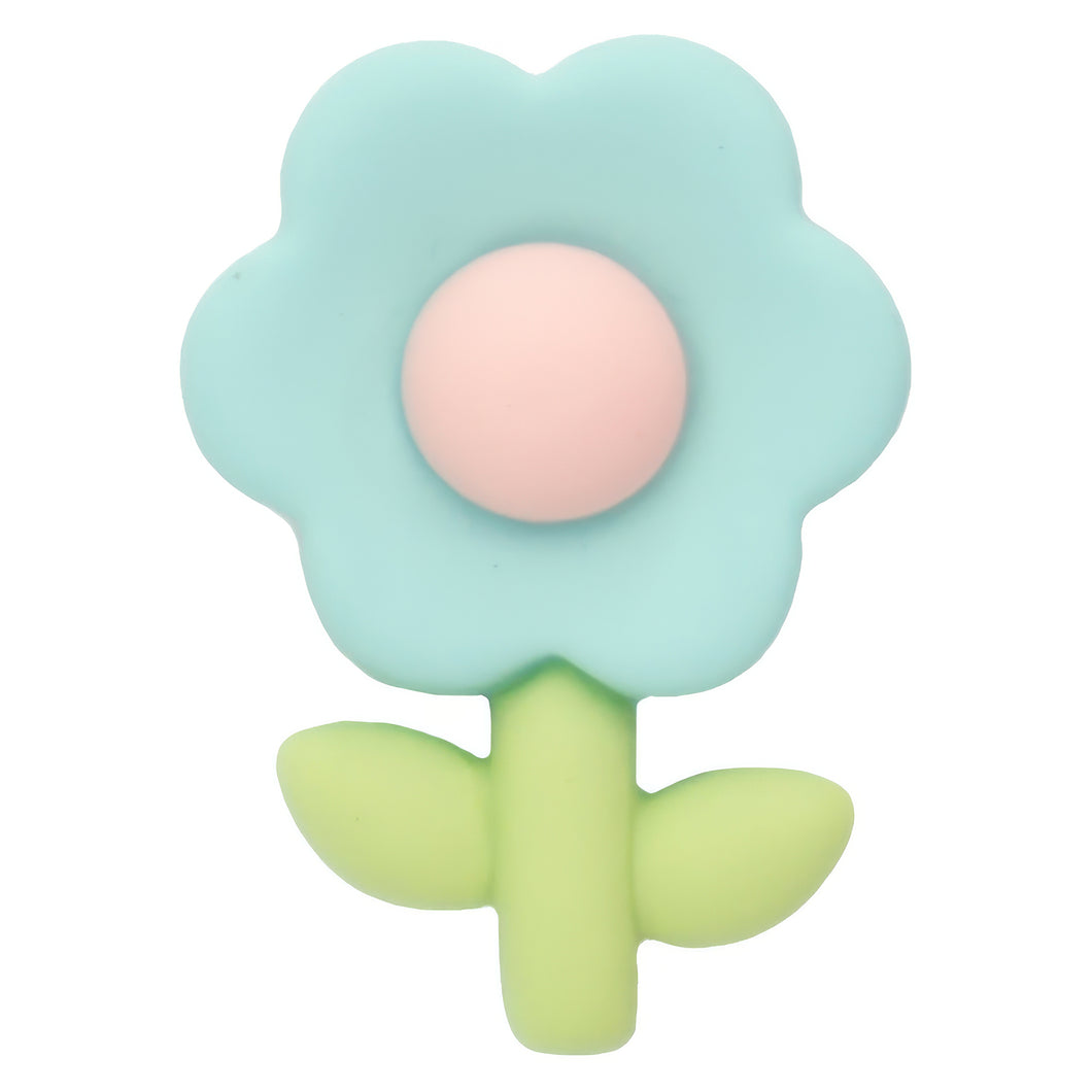 B-19 Large Flower Mint (2.3 X 3.3 Cm) WiLLBee CLIPON Charms