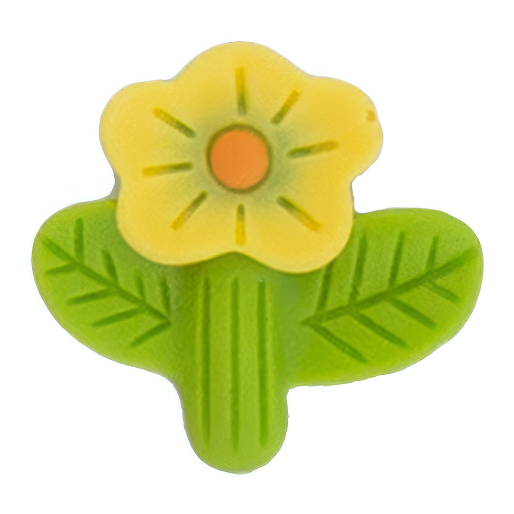 I-09 Cute Yellow Flower (2.3 X 2.2 Cm) WiLLBee CLIPON Charms