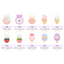 Load image into Gallery viewer, G-32 Ice Cream Rabbit White (1.7 X 3.1 Cm) WiLLBee CLIPON Charms
