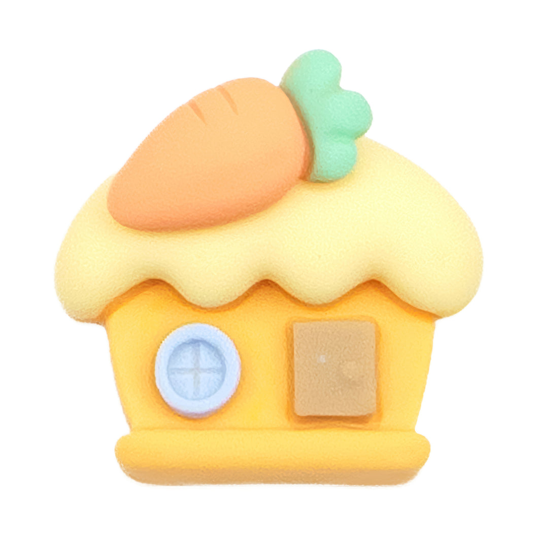 I-14 Happy Carrot House (2.2 X 2.2 Cm) WiLLBee CLIPON Charms