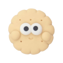 Load image into Gallery viewer, H-14 Biscuit Face Round Beige (2.2 X 2.2 Cm) WiLLBee CLIPON Charms
