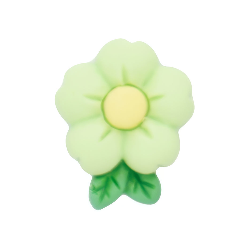 D-05 Small Flower Green (1.2 X 1.5 Cm) WiLLBee CLIPON Charms