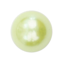 Load image into Gallery viewer, S-25 Half Pearl Green Large (1.6 X 1.6 Cm) WiLLBee CLIPON Charms
