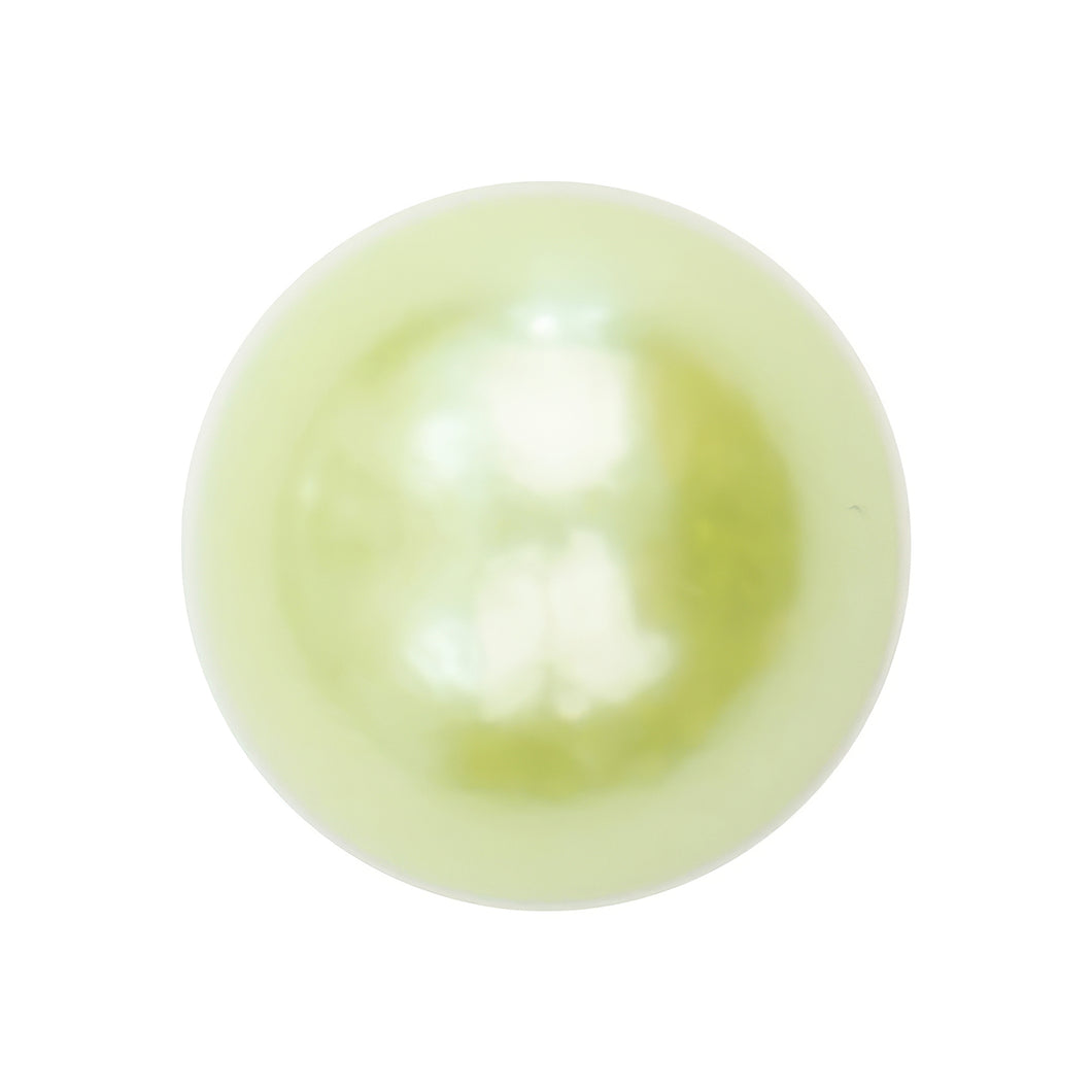 S-25 Half Pearl Green Large (1.6 X 1.6 Cm) WiLLBee CLIPON Charms