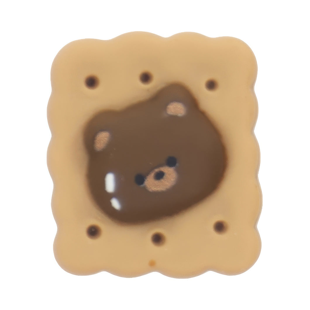 G-42 Biscuit Bear Chocolate (1.8 X 2 Cm) WiLLBee CLIPON Charms