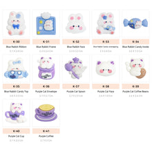 Load image into Gallery viewer, K-32 Blue Rabbit Face (2.3 X 2.2 Cm) WiLLBee CLIPON Charms
