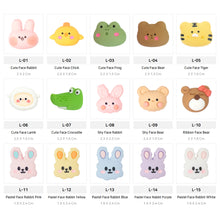 Load image into Gallery viewer, L-12 Pastel Face Rabbit Yellow (1.9 X 2.4 Cm) WiLLBee CLIPON Charms
