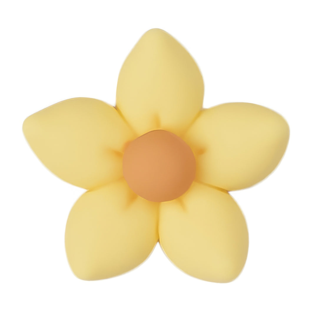 C-16 Pointed Five Petal Yellow (2.3 X 2.3 Cm) WiLLBee CLIPON Charms