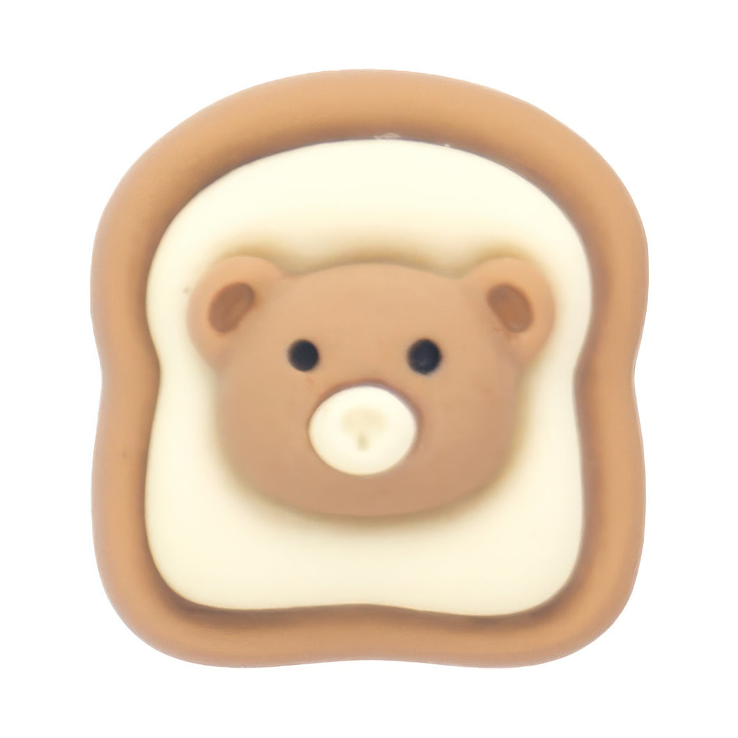 G-03 Icon Toast Bear (2 X 2.1 Cm) WiLLBee CLIPON Charms