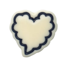 Load image into Gallery viewer, Y-23 Button Outline Heart Cream (2 X 2 Cm) WiLLBee CLIPON Charms
