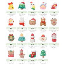 Load image into Gallery viewer, Q-61 Christmas Sprout Bear (1.9 X 2.1 Cm) WiLLBee CLIPON Charms
