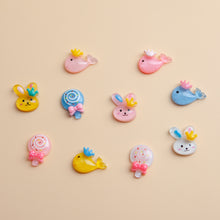 Load image into Gallery viewer, R-01 Sparkling Whale Baby Pink (2.4 X 1.8 Cm) WiLLBee CLIPON Charms
