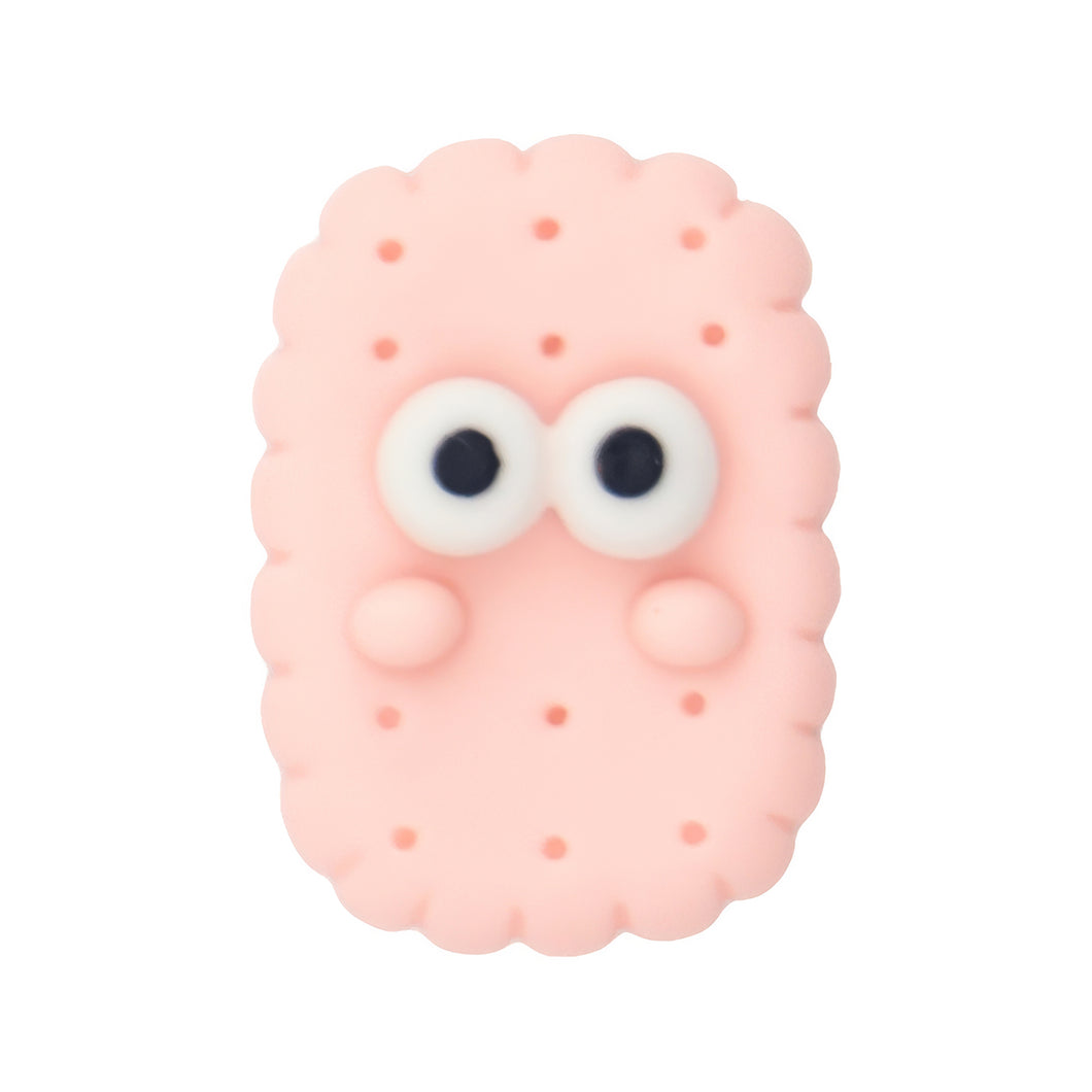 H-17 Biscuit Face Long Pink (1.7 X 2.2 Cm) WiLLBee CLIPON Charms