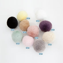 Load image into Gallery viewer, W-01 Short Hair Pompom White (4.5 X 4.5 Cm) WiLLBee CLIPON Charms
