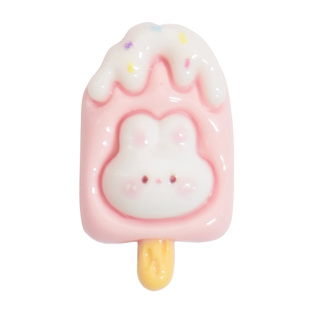 G-18 Ice Rabbit Popsicle Pink (1.5 X 2.5 Cm) WiLLBee CLIPON Charms