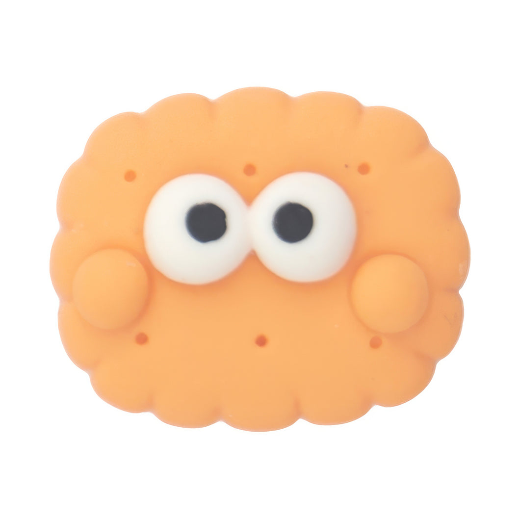 H-16 Biscuit Face Square Orange (2.4 X 2 Cm) WiLLBee CLIPON Charms