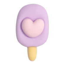 Load image into Gallery viewer, G-40 Popsicle Heart Purple (1.5 X 2.6 Cm) WiLLBee CLIPON Charms
