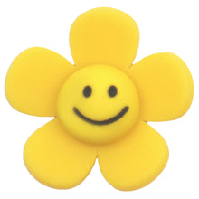 Load image into Gallery viewer, F-20 Fun Flower Matte Yellow Large (3.3 X 3.3 Cm) WiLLBee CLIPON Charms
