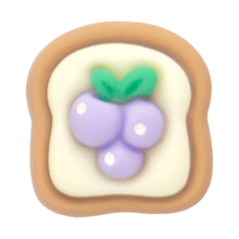 Load image into Gallery viewer, G-06 Icon Toast Grape (2 X 2.1 Cm) WiLLBee CLIPON Charms
