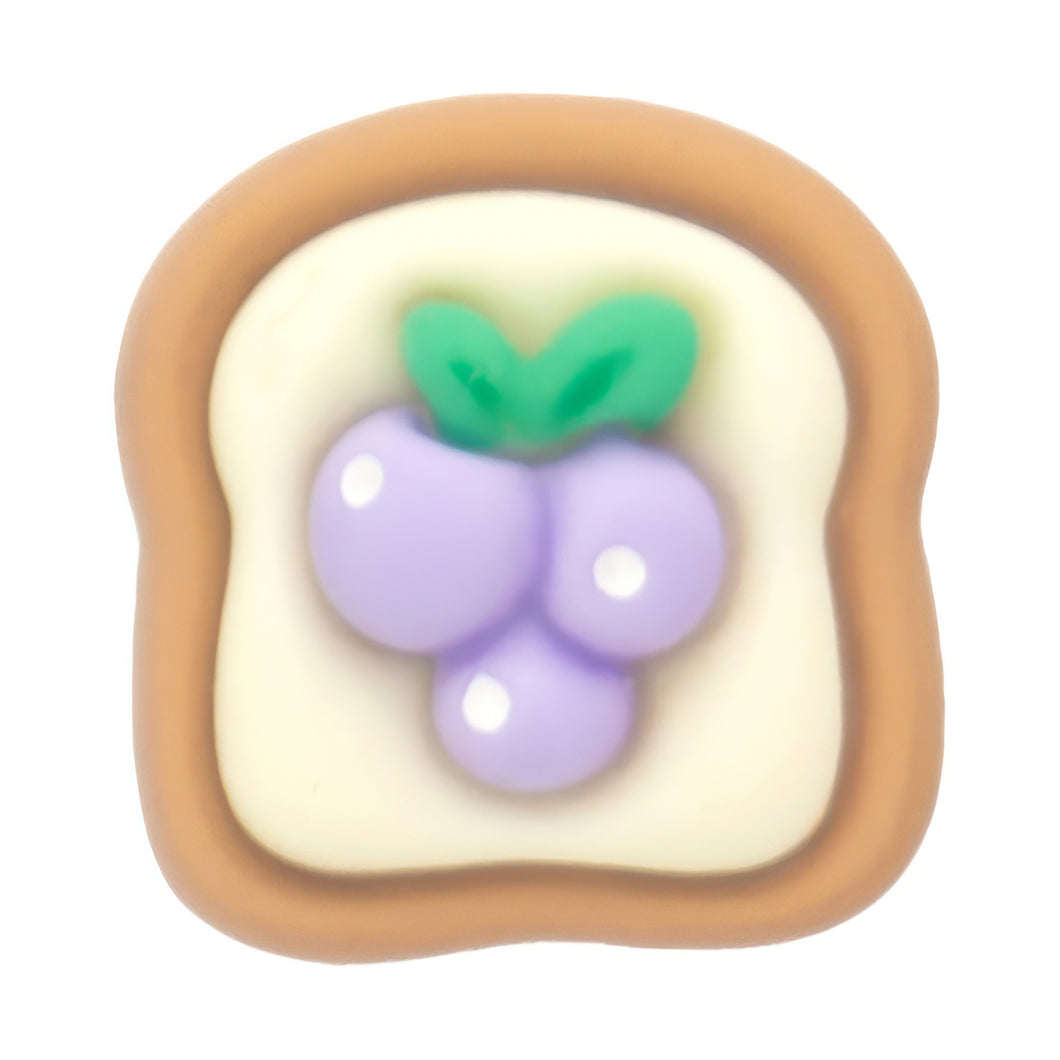 G-06 Icon Toast Grape (2 X 2.1 Cm) WiLLBee CLIPON Charms