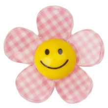 Load image into Gallery viewer, F-27 Fun Flower Check Pink Large (3.4 X 3.4 Cm) WiLLBee CLIPON Charms
