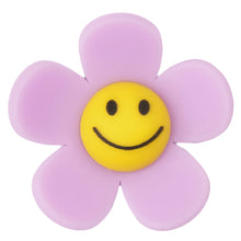 Load image into Gallery viewer, F-26 Fun Flower Matte Purple Large (3.3 X 3.3 Cm) WiLLBee CLIPON Charms
