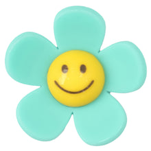 Load image into Gallery viewer, F-22 Fun Flower Matte Mint Large (3.3 X 3.3 Cm) WiLLBee CLIPON Charms
