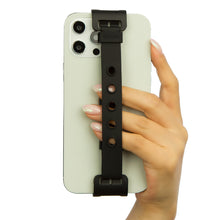 Load image into Gallery viewer, WiLLBee CLIPON Soft Mini with 5pcs Parts - Silicone Strap Grip Holder (Black &amp; Cloud Cat)
