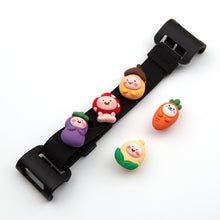 Load image into Gallery viewer, WiLLBee CLIPON Soft Mini with 5pcs Parts - Silicone Strap Grip Holder (Black &amp; Vegetable Friends)
