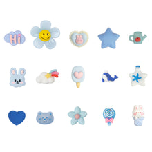 Load image into Gallery viewer, WiLLBee CLIPON Charms Shoe Decoration Parts Set - Blue 15pcs
