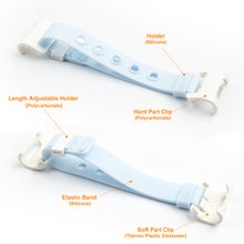 Load image into Gallery viewer, WiLLBee CLIPON Soft Mini with 5pcs Parts - Silicone Strap Grip Holder (Blue &amp; Ribbon Girl)
