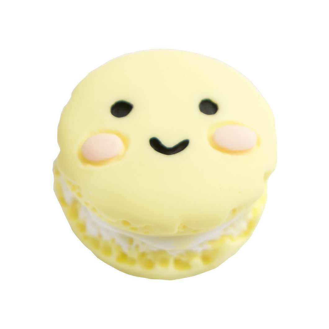 H-09 Macaron Face Yellow (2 X 2 Cm) WiLLBee CLIPON Charms