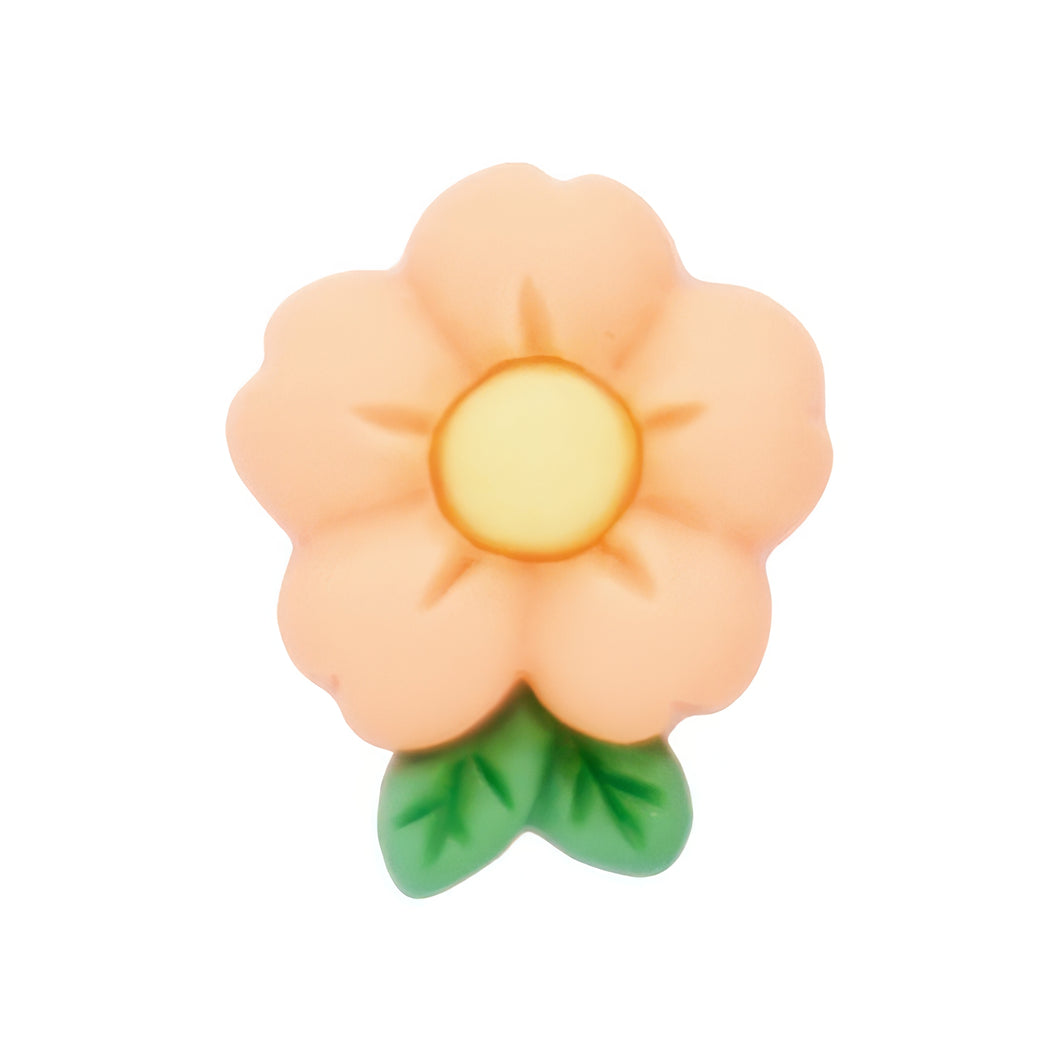 D-03 Small Flower Orange (1.2 X 1.5 Cm) WiLLBee CLIPON Charms