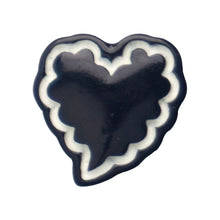 Load image into Gallery viewer, Y-22 Button Outline Heart Black (2 X 2 Cm) WiLLBee CLIPON Charms
