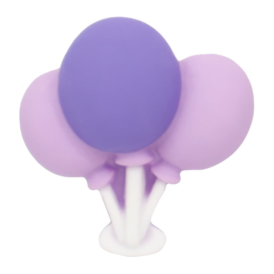 E-48 Balloon Bouquet Purple (2.6 X 2.5 Cm) WiLLBee CLIPON Charms