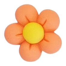 Load image into Gallery viewer, C-11 Round Five Petal Orange (2.1 X 2.1 Cm) WiLLBee CLIPON Charms
