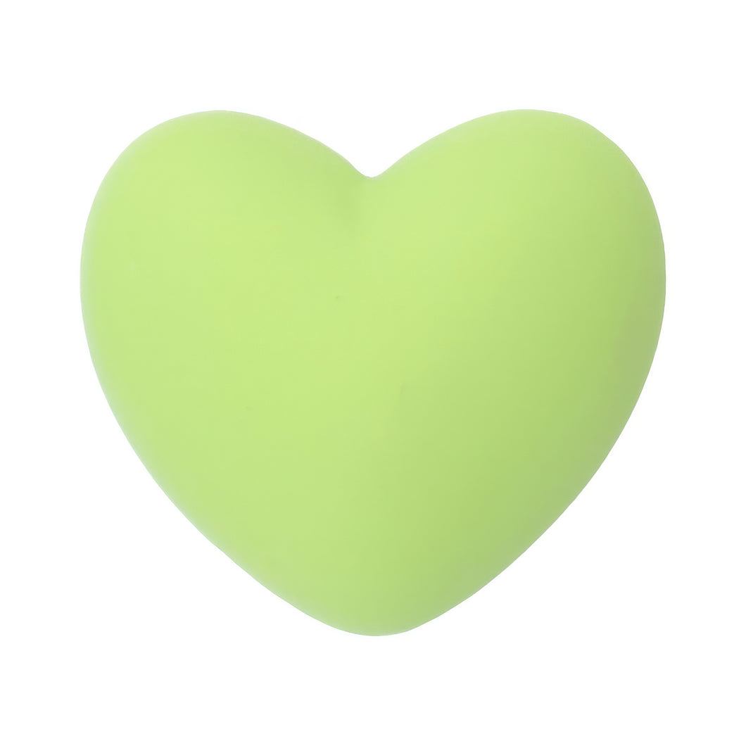 E-41 Lovely Heart Green (2.5 X 2.2 Cm) WiLLBee CLIPON Charms