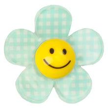 Load image into Gallery viewer, F-30 Fun Flower Check Mint Large (3.4 X 3.4 Cm) WiLLBee CLIPON Charms
