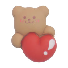 Load image into Gallery viewer, I-34 Macaron Red Heart Bear (1.8 X 2.3 Cm) WiLLBee CLIPON Charms
