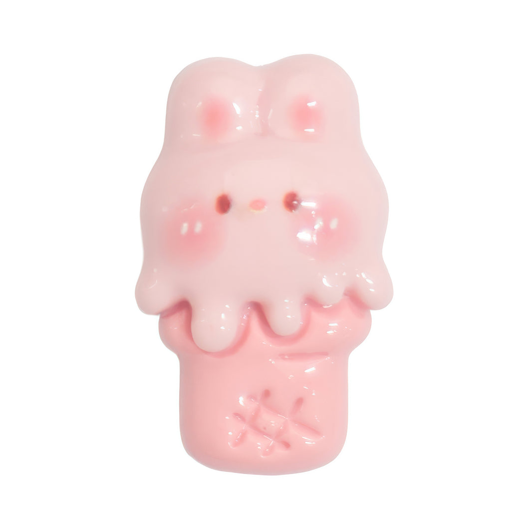 G-23 Ice Rabbit Cone Pink (1.6 X 2.5 Cm) WiLLBee CLIPON Charms