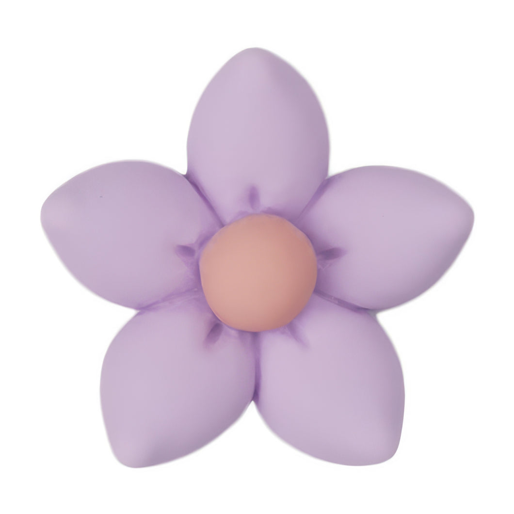 C-19 Pointed Five Petal Purple (2.3 X 2.3 Cm) WiLLBee CLIPON Charms