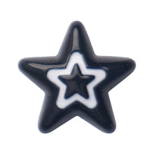 Load image into Gallery viewer, Y-13 Button Double Star Black (2.2 X 2.2 Cm) WiLLBee CLIPON Charms
