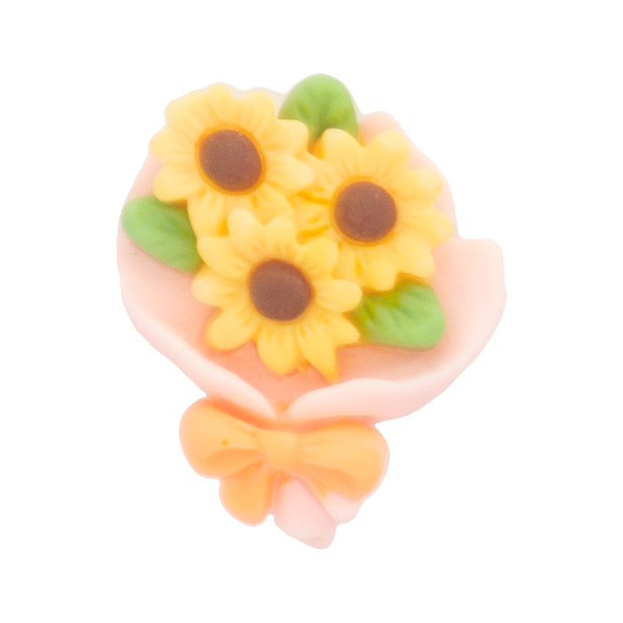 B-09 Bouquet Sunflower (1.7 X 2.5 Cm) WiLLBee CLIPON Charms