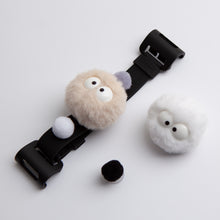 Load image into Gallery viewer, WiLLBee CLIPON Soft Mini with 5pcs Parts - Silicone Strap Grip Holder (Black &amp; Pom Pom Doll Beige)
