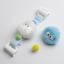 Load image into Gallery viewer, WiLLBee CLIPON Soft Mini with 5pcs Parts - Silicone Strap Grip Holder (Blue &amp; Pom Pom Doll Blue)
