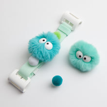 Load image into Gallery viewer, WiLLBee CLIPON Soft Mini with 5pcs Parts - Silicone Strap Grip Holder (Mint &amp; Pom Pom Doll Mint)
